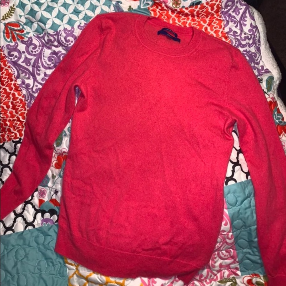 APT 9 Pink Cashmere Sweater Size L